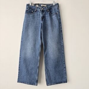 Levi's Premium  Low Loose Straight Leg Women's Jeans 28 Medium Wash